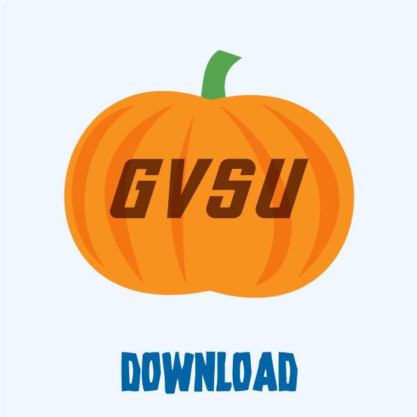 GVSU pumpkin carving pattern download